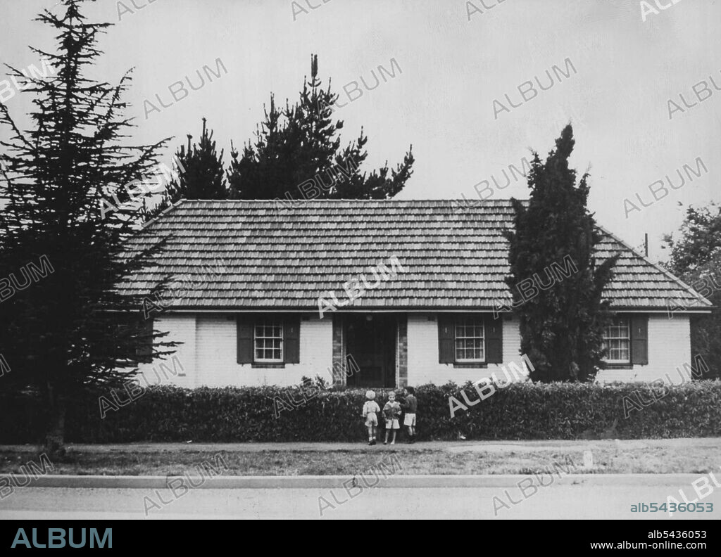 Petrosis House, Canberra. October 6, 1955.