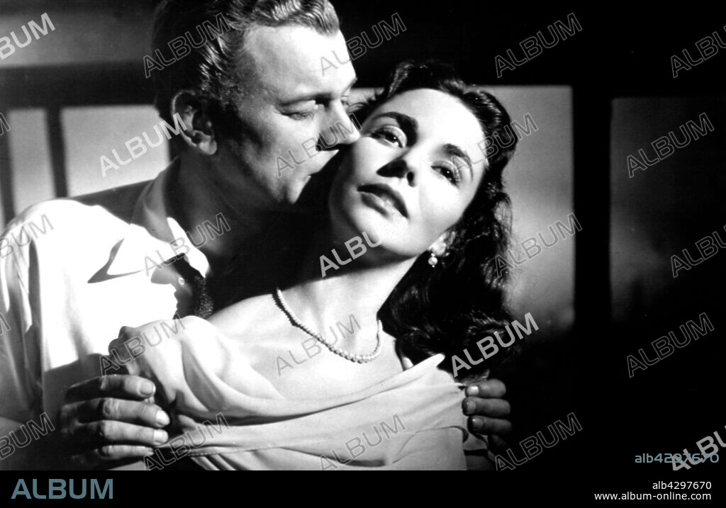 JENNIFER JONES y JOSEPH COTTEN en JENNIE, 1948 (PORTRAIT OF JENNIE), dirigida por WILHELM DIETERLE. Copyright SELZNICK FILMS.