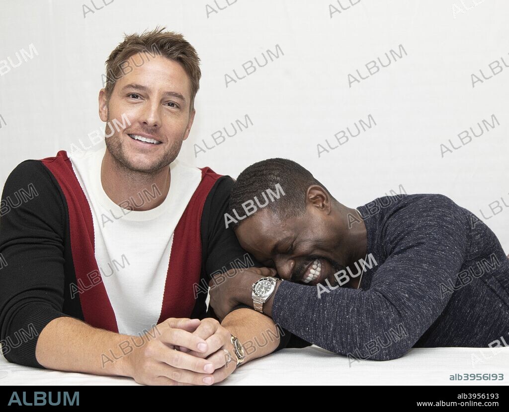 JUSTIN HARTLEY and STERLING K. BROWN. September 25, 2018 - Hollywood, CA, USA - Sterling K Brown and Justin Hartley star in the TV series This is Us. 25/09/2018