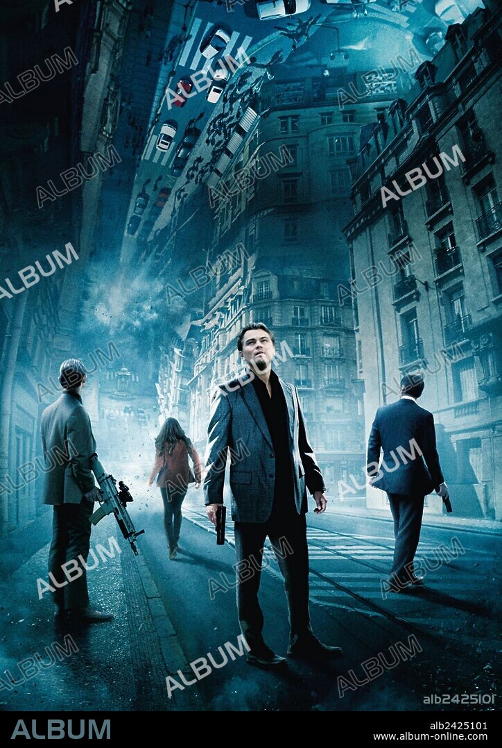 Affiche de INCEPTION, 2010, réalisé par CHRISTOPHER NOLAN. Copyright WARNER BROSS PICTURES/SYNCOPY/LEGENDARY PICTURES.