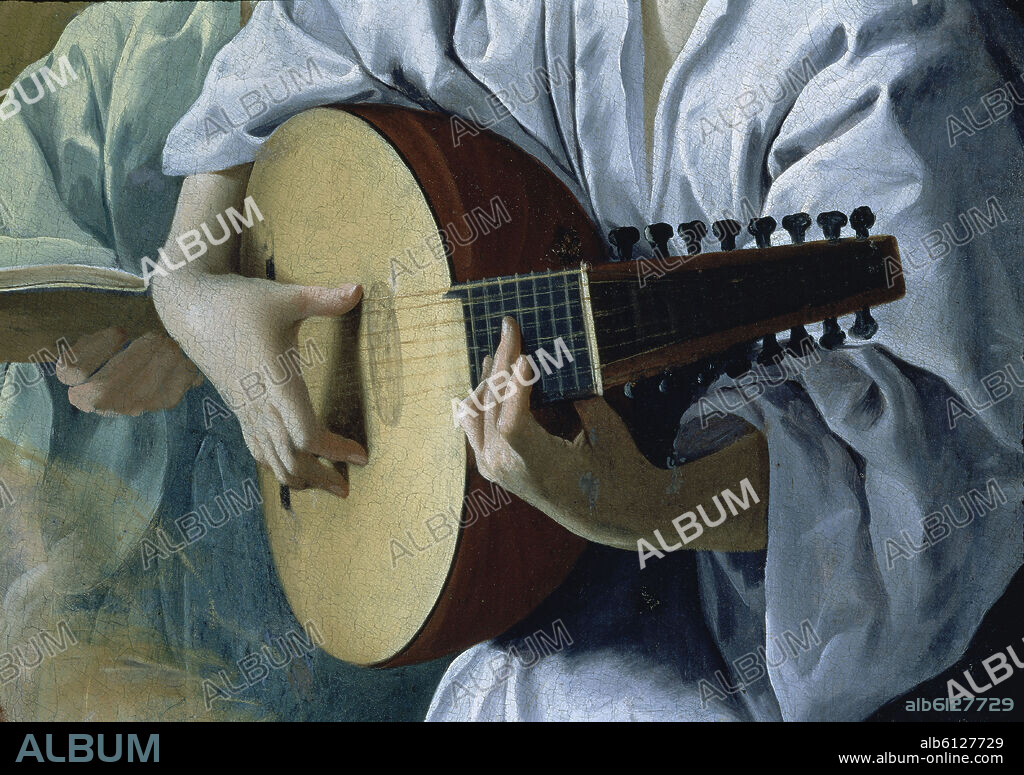 FRANCISCO DE ZURBARAN. 'Vision of Blessed Alonso Rodriguez' (detail), ca. 1630, Oil on canvas.