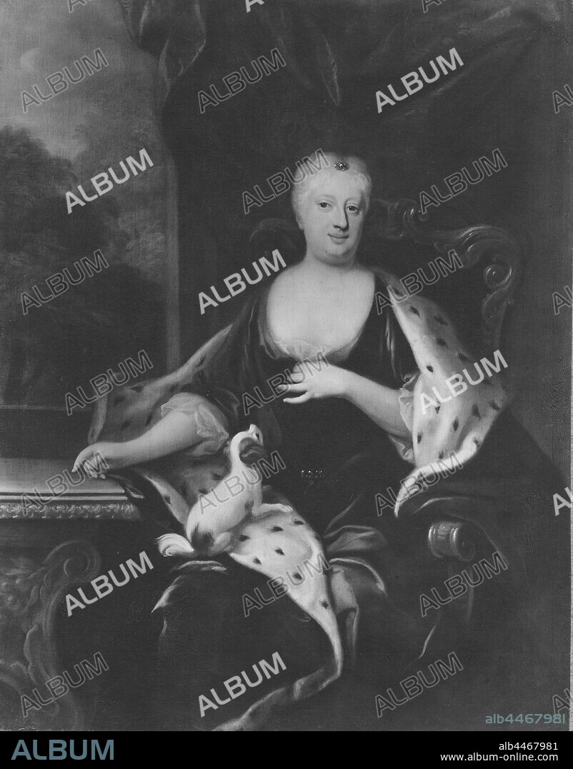 Georg Engelhard Schröder, Princess Sofia Charlotta Karolina Hessen-Kassel, Sofia Charlotta Karolina, 1678-1749, Princess of Hessen-Kassel duchess of Meckle, painting, portrait, Sophie Charlotte of Hesse-Kassel, 1726, Oil on canvas, Height, 151 cm (59.4 inches), Width, 118 cm (46.4 inches), Signerad, 1726 Schröder F.