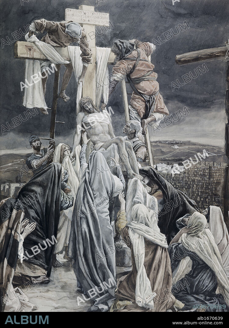 Descent from the Cross  James Tissot (1836-1902/French).