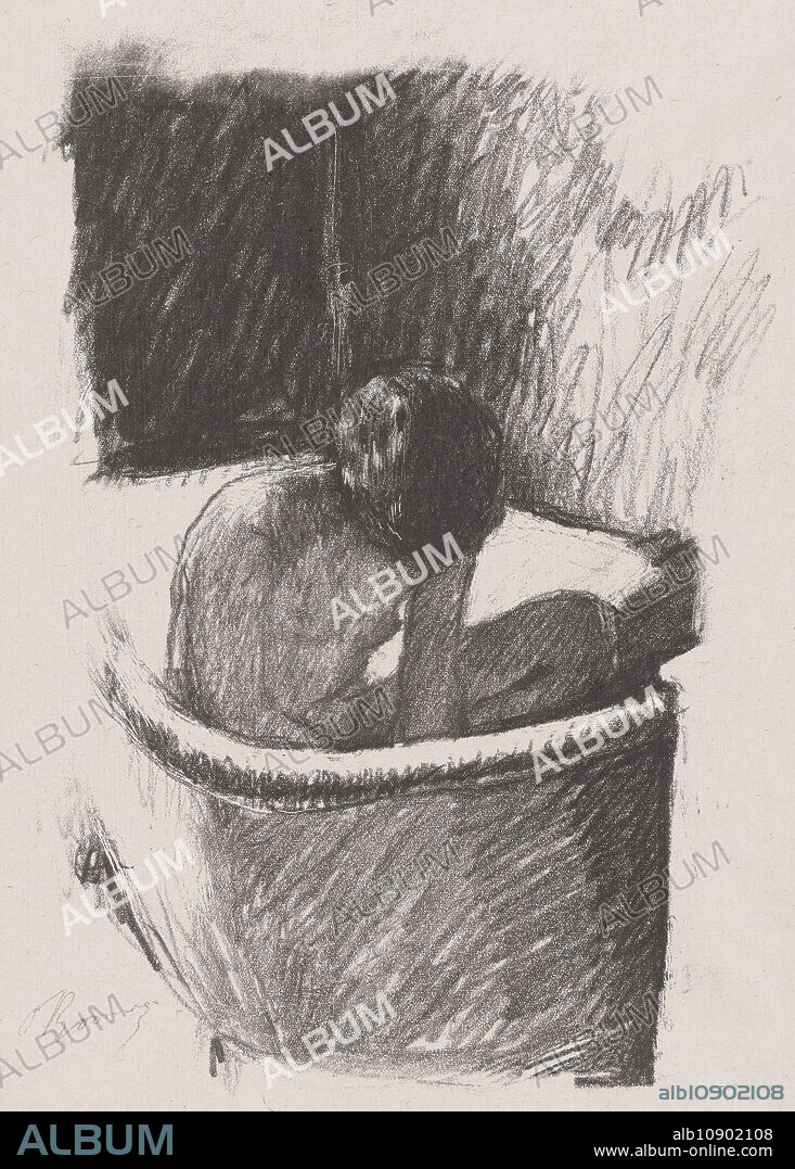 PIERRE BONNARD. Le Bain (The bath).  From: 'Les Peintres Lithographes de Manet à Matisse: Album de Lithographies Originales', c.1925.
