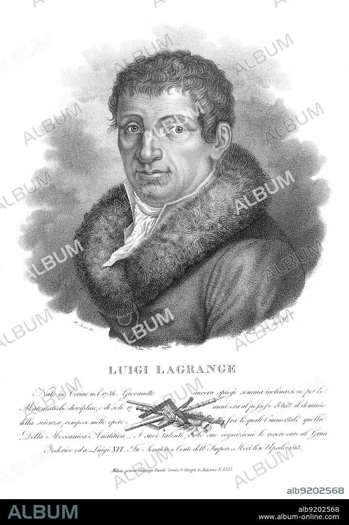Joseph-Louis Lagrange, Italian Mathematician and Astronomer