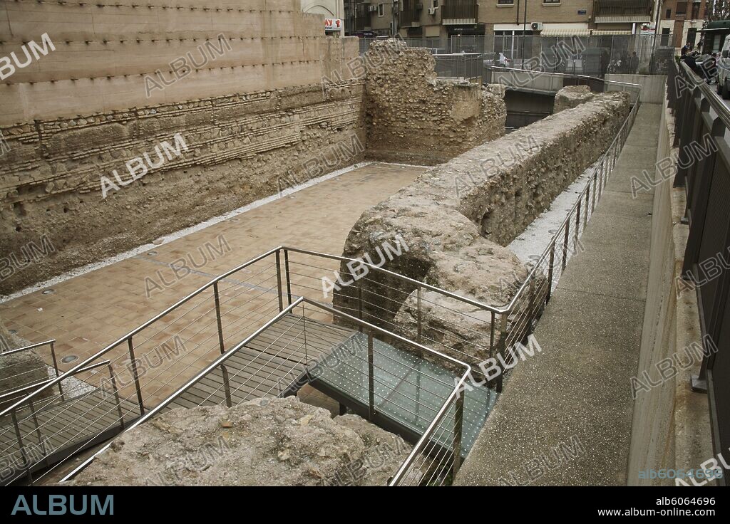 Murcia (capital); muralla árabe de Verónicas.