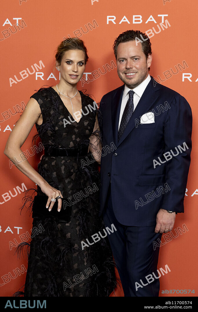 Jordi Rabat and Eva Palao attended 'Rabat Black & White' Photocall at office of Rabat on November 7, 2023 in Madrid, Spain.