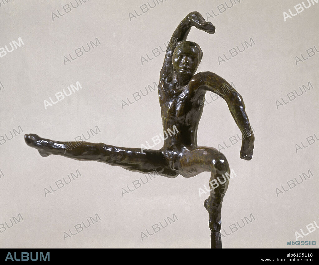 AUGUSTE RODIN (1840-1917). MOVIMIENTO DE DANZA 1911 BRONCE.