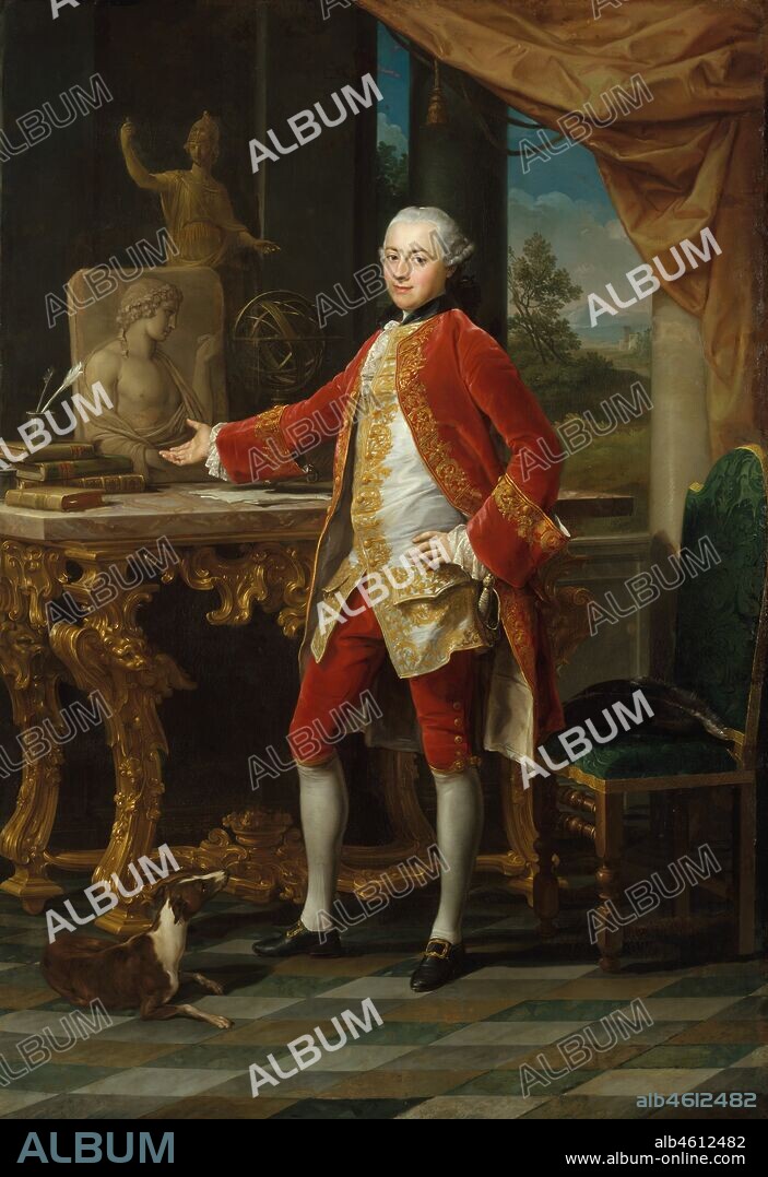 POMPEO GIRALAMO BATONI. Portrait of a Young Man, ca. 1760-65.