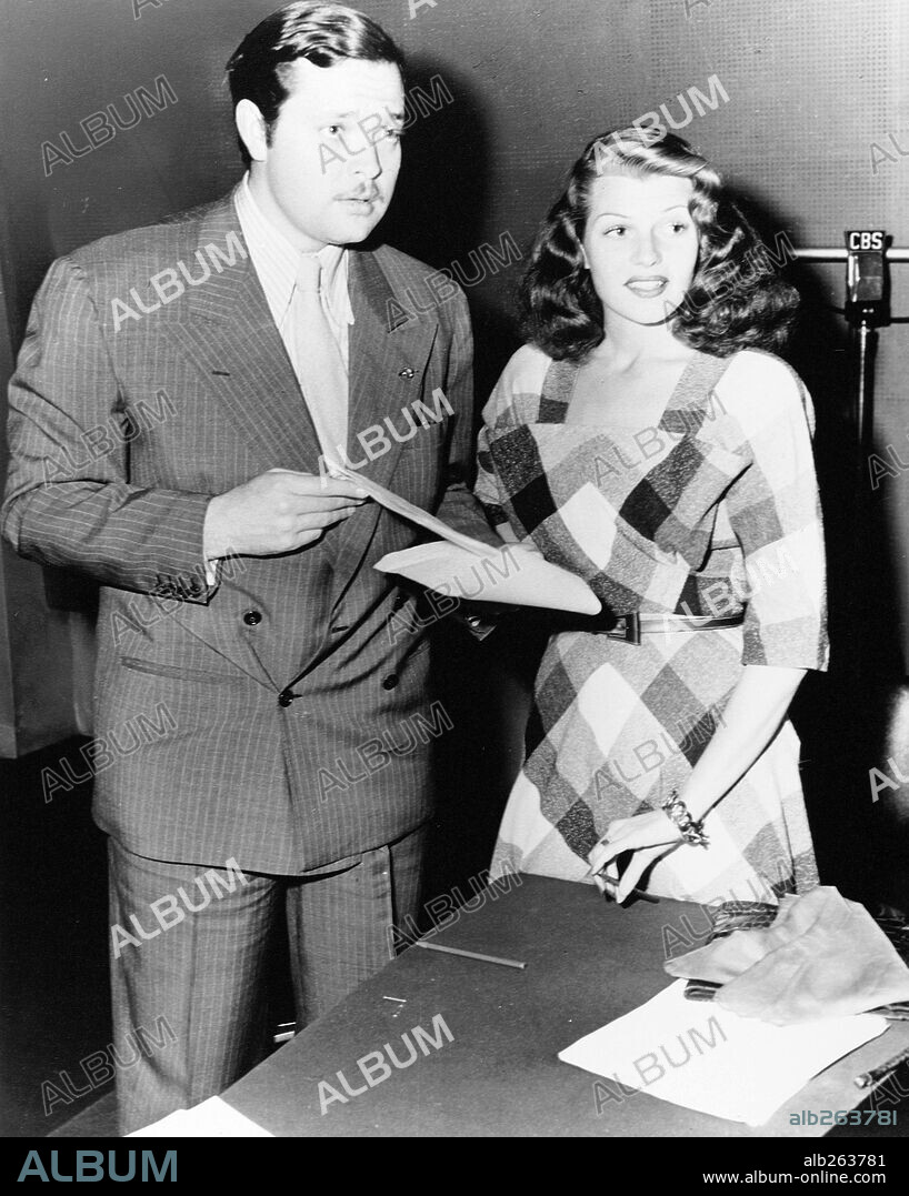 ORSON WELLES et RITA HAYWORTH.