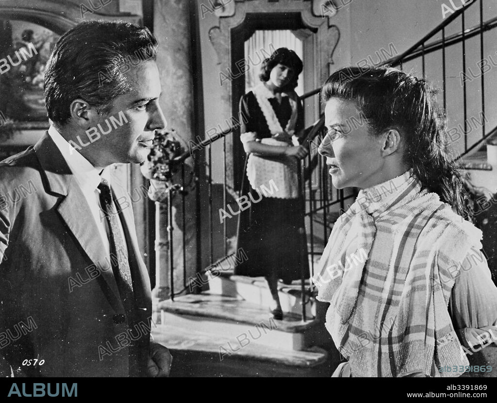 KATHARINE HEPBURN y ROSSANO BRAZZI en LOCURAS DE VERANO, 1955 (SUMMERTIME), dirigida por DAVID LEAN. Copyright UNITED ARTISTS.