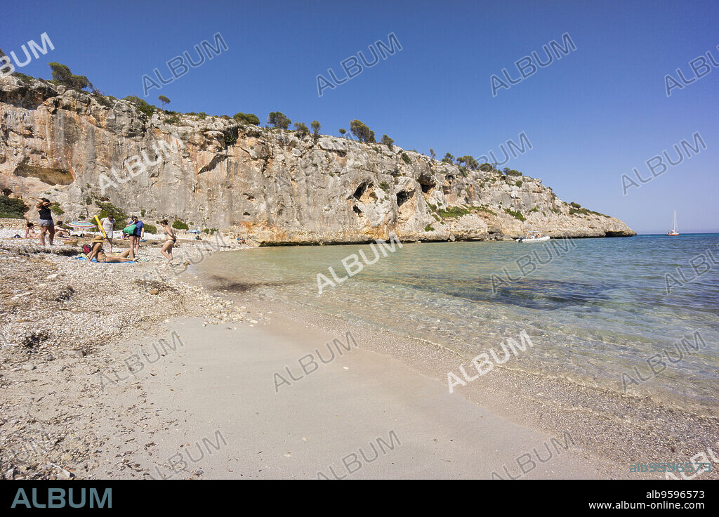 torrente de Cala Magraner , Manacor, Mallorca, islas baleares, españa, europa.
