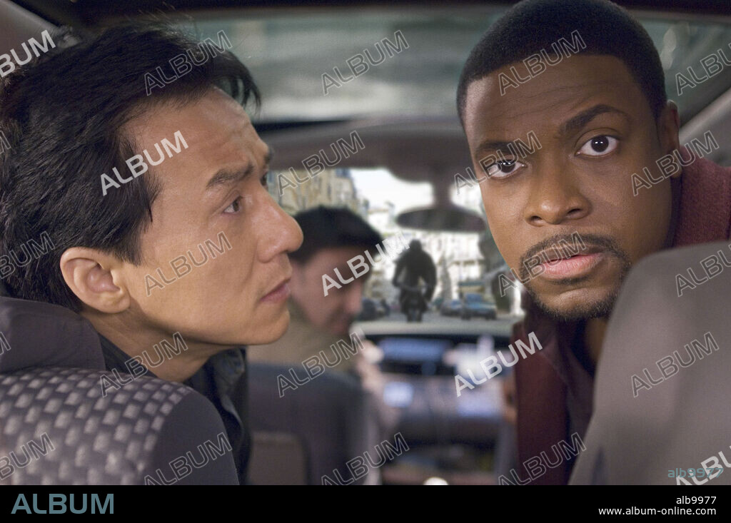 CHRIS TUCKER, JACKIE CHAN und YVAN ATTAL in RUSH HOUR 3, 2007, unter der Regie von BRETT RATNER. Copyright NEW LINE CINEMA/AVERY PIX/ROGER BIRNBAUM PRODUCTIONS/ / WILSON, GLEN.