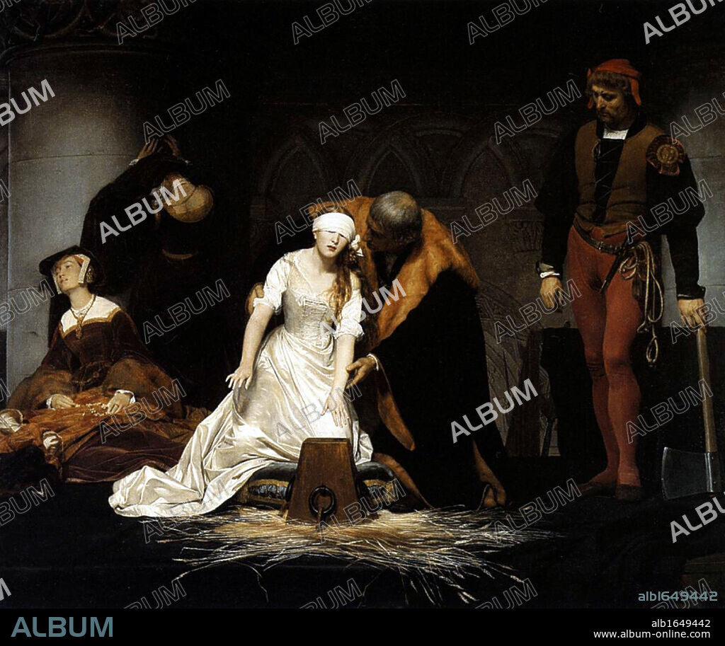 Paul Delaroche The Execution of Lady Jane Grey, 1833.