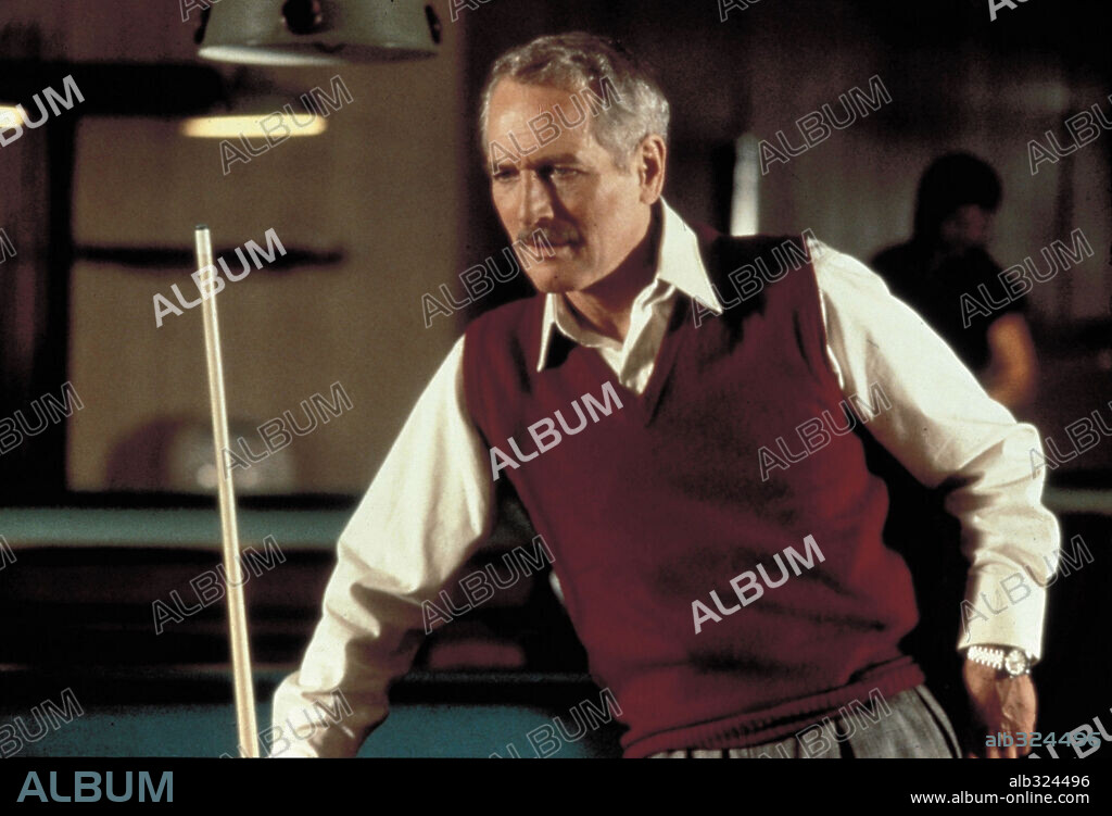 PAUL NEWMAN in THE COLOR OF MONEY, 1986, directed by MARTIN SCORSESE. Copyright TOUCHSTONE PICTURES.
