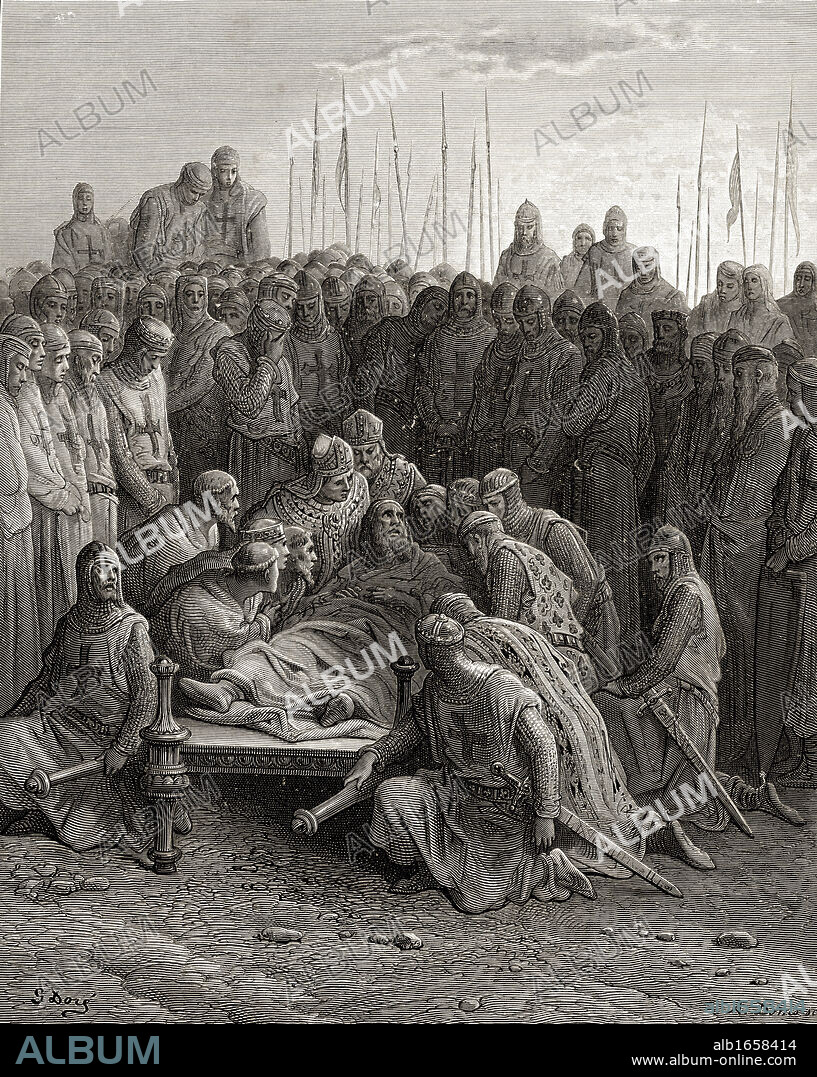 Death of Baldwin I Latin king of Jerusalem 1188.