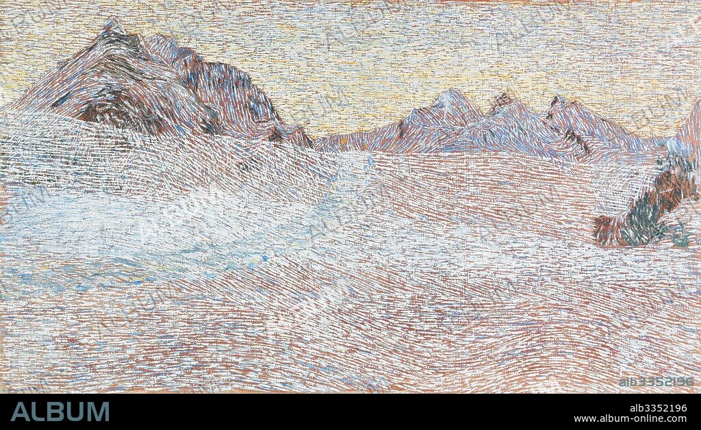 GIOVANNI SEGANTINI. Rocky landscape.