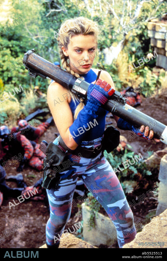 KYLIE MINOGUE in STREET FIGHTER, 1994, directed by STEVEN DE SOUZA. Copyright COLUMBIA TRISTAR.