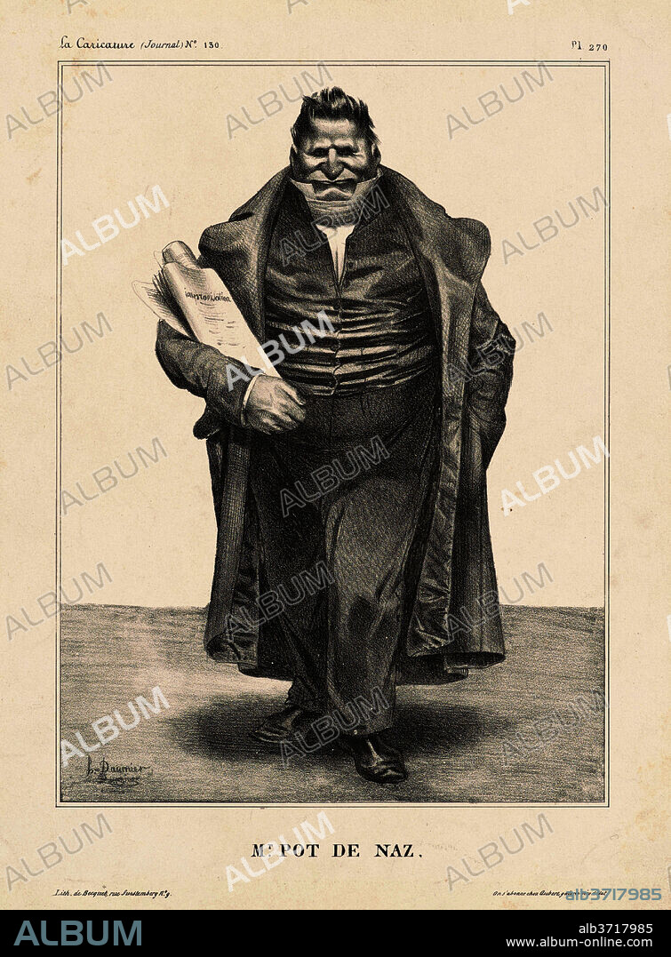 HONORE DAUMIER. De Podenas. Dated: 19th century. Medium: lithograph.