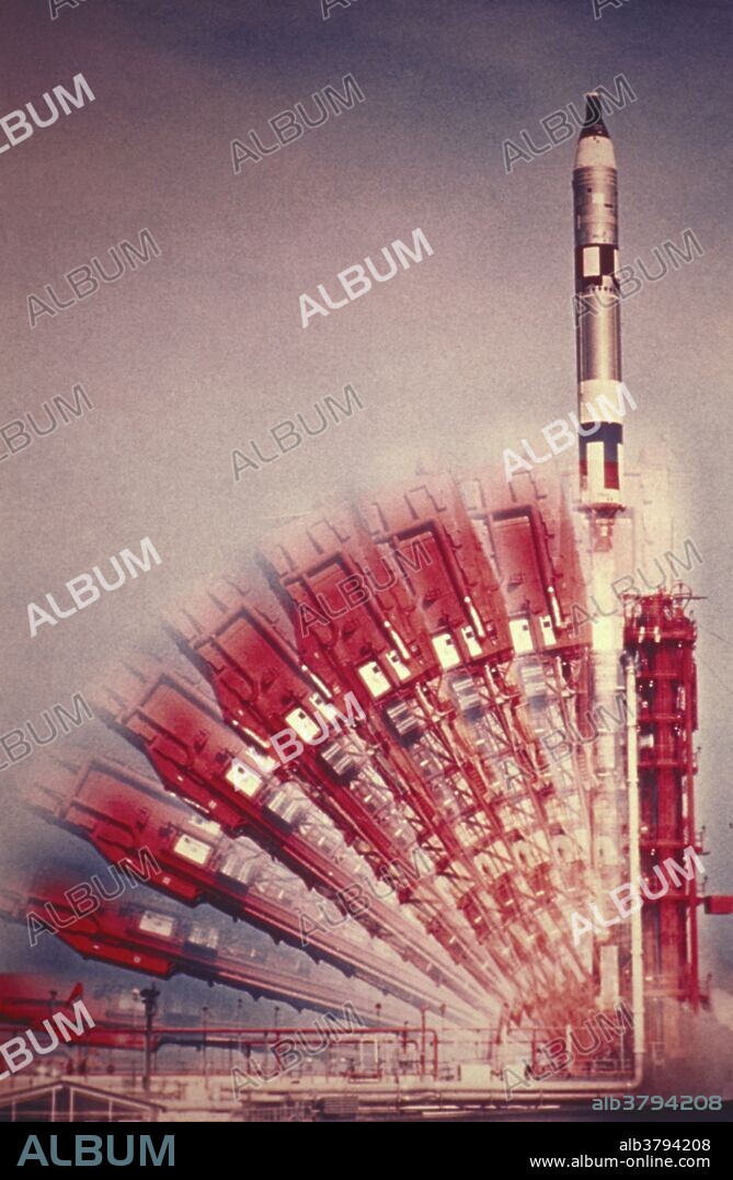 July 18th, 1966: A Titan II GLV rocket launches the Gemini X mission into space; this was the eighth manned Gemini flight, and lasted 3 days.