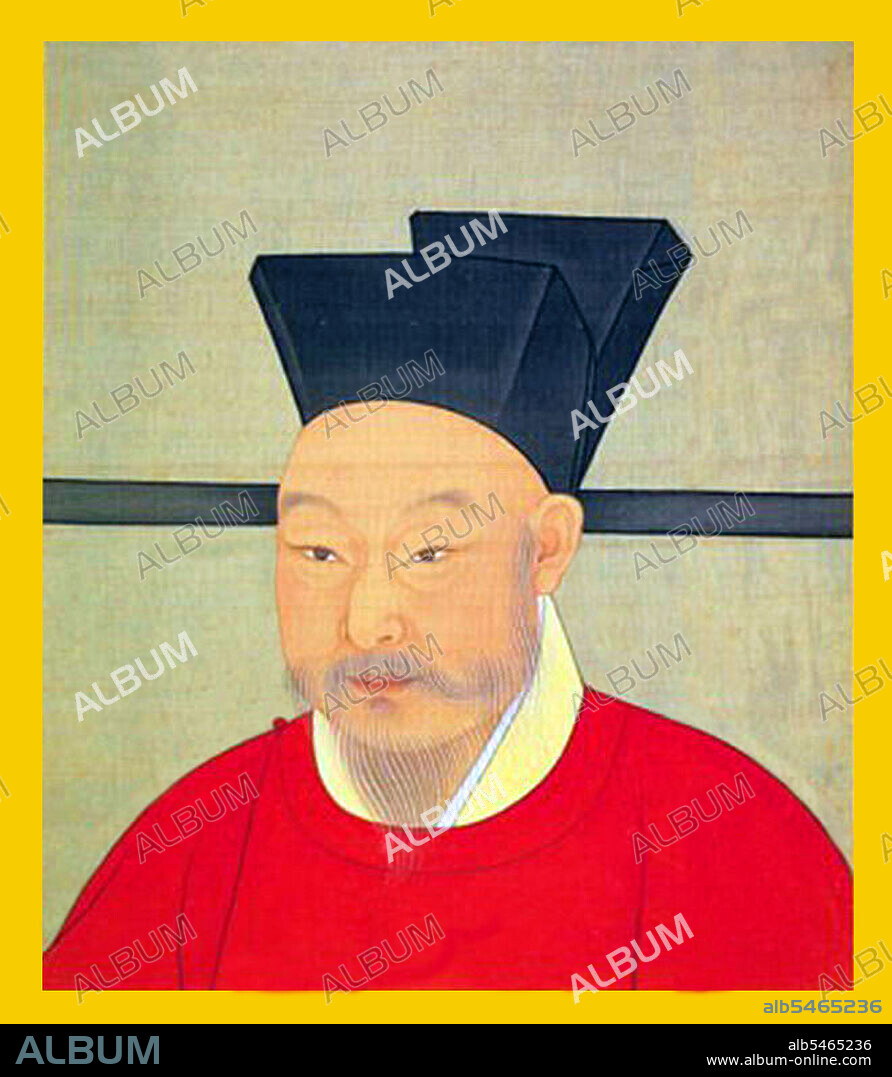 Emperor Guangzong (1147–1200; reigned 1189–1194) was the 12th Emperor of Song China. He was born with the name Zhao Dun. He gave the city of Chongqing its present name, meaning 'Double Celebration'. According to Xu Wei, the Nanxi style of theatre began in his reign. He listened to some treacherous officials and dismissed popular military leader Xin Qiji. He was forced to give up his throne in 1194 by his grandmother, the Grand Empress Dowager, as he refused to attend the funeral procession of his father, Xiaozong. He died in 1200 near Shaoxing, Zhejiang.<br/><br>  The Song Dynasty (960–1279) was an imperial dynasty of China that succeeded the Five Dynasties and Ten Kingdoms Period (907–960) and preceded the Yuan Dynasty (1271–1368), which conquered the Song in 1279. Its conventional division into the Northern Song (960–1127) and Southern Song (1127–1279) periods marks the conquest of northern China by the Jin Dynasty (1115–1234) in 1127. It also distinguishes the subsequent shift of the Song's capital city from Bianjing (modern Kaifeng) in the north to Lin'an (modern Hangzhou) in the south.