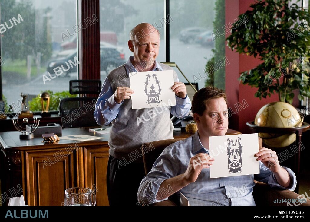 BRENDAN FRASER and WALLACE SHAWN in FURRY VENGEANCE, 2010, directed by ROGER KUMBLE. Copyright PARTICIPANT MEDIA/SUMMIT ENTERTAINMENT / MARKFIELD, ALAN.