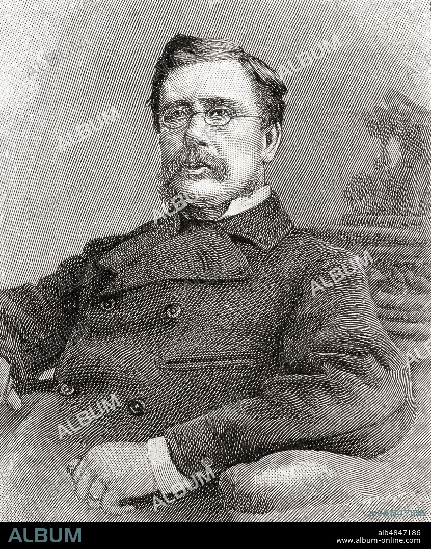 Lieutenant Daniel Godfrey,1831â€“1903, father of Sir Dan Godfrey, 1868 â€“ 1939, British music conductor.  From The Strand Magazine, published January to June, 1894.