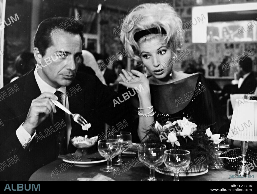 MONICA VITTI and ROSSANO BRAZZI in THREE FABLES OF LOVE, 1962 (LES QUATRE VERITES), directed by LUIS GARCIA BERLANGA. Copyright MADELEINE FILMS.