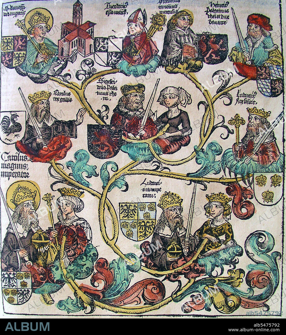 The Nuremberg Chronicle is an illustrated world history. Its structure follows the story of human history as related in the Bible; it includes the histories of a number of important Western cities. Written in Latin by Hartmann Schedel, with a version in German translation by Georg Alt, it appeared in 1493. It is one of the best-documented early printed books - an incunabulum (printed, not hand-written) - and one of the first to successfully integrate illustrations and text.