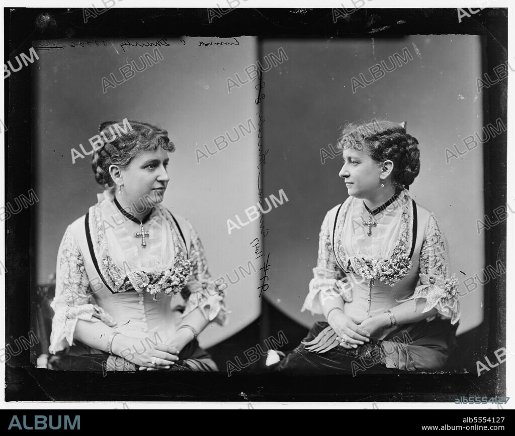 UNKNOWN. Emma Cecilia Thursby, 1865-1880. Thursby, Emma. Singer, between 1865 and 1880. [American singer].