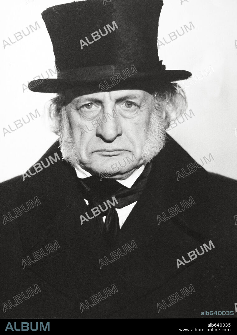GEORGE C. SCOTT in A CHRISTMAS CAROL 1984. Copyright CB FILMS