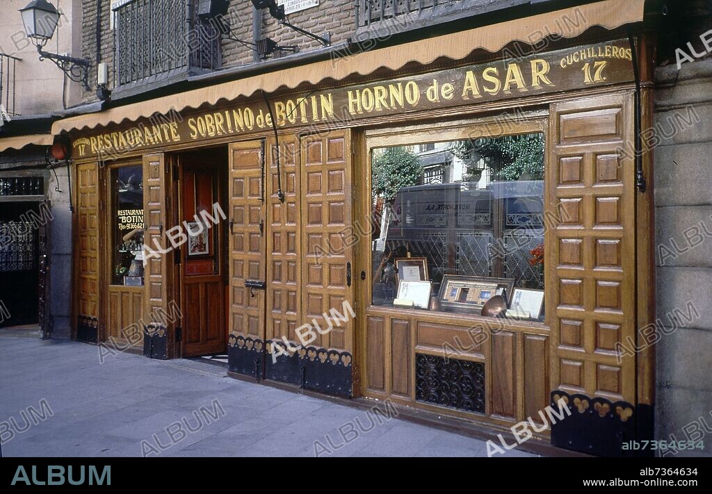 RESTAURANTE SOBRINO DE BOTIN HORNO DE ASAR - FUNDADO EN 1725.