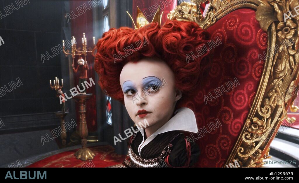 HELENA BONHAM CARTER in ALICE IN WONDERLAND, 2010, unter der Regie von TIM BURTON. Copyright WALT DISNEY PICTURES.