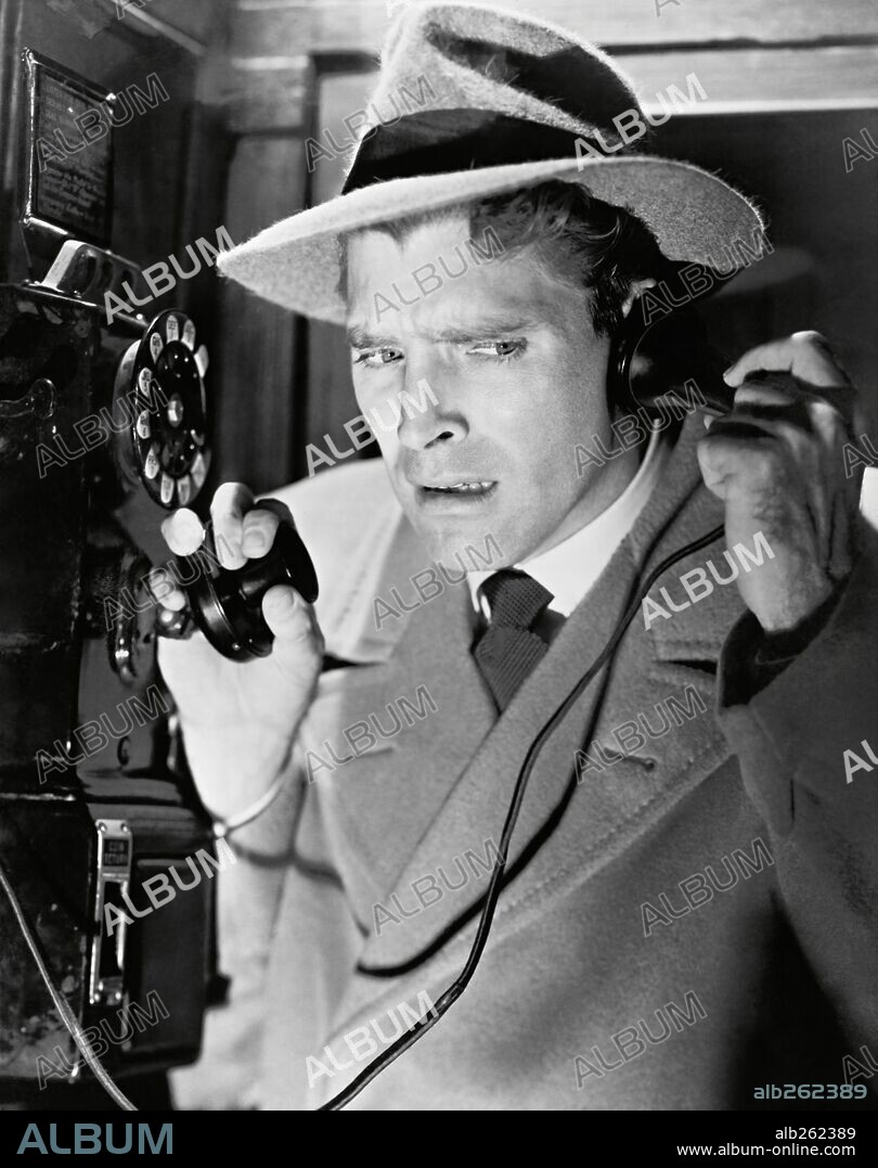BURT LANCASTER en VOCES DE MUERTE, 1948 (SORRY WRONG NUMBER), dirigida por ANATOLE LITVAK. Copyright PARAMOUNT PICTURES.