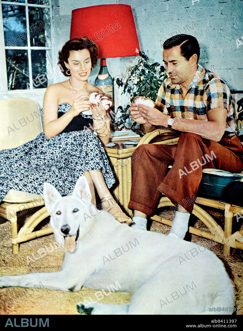 Tyrone Edmund Power III (May 5, 1914 - November 15, 1958) was an American actor. From the 1930s to the 1950s, Power appeared in dozens of films, often in swashbuckler roles or romantic leads. Linda Christian (born Blanca Rosa Welter; November 13, 1923 - July 22, 2011) was a Mexican film actress, who appeared in Mexican and Hollywood films.