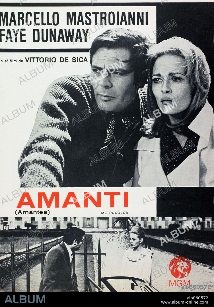 Poster of PLACE FOR LOVERS, 1968 (AMANTI), directed by VITTORIO DE SICA. Copyright LES FILMS CONCORDIA.