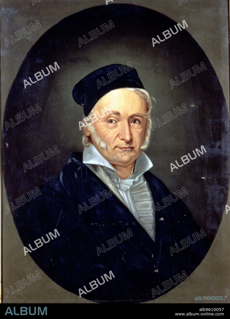 Karl Friedrich Gauss (1777-1855), mathematician, physicist and German astronomer.