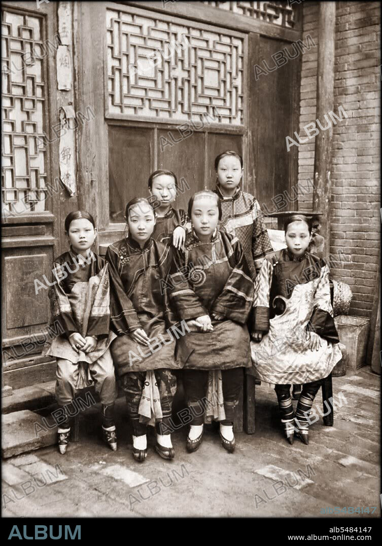 Foot binding (pinyin: chanzu, literally 'bound feet') was a custom practiced on young girls and women for approximately one thousand years in China, beginning in the 10th century and ending in the first half of 20th century. There is little evidence for the custom prior to the court of the Southern Tang dynasty in Nanjing, which celebrated the fame of its dancing girls, renowned for their tiny feet and beautiful bow shoes. What is clear is that foot binding was first practised among the elite and only in the wealthiest parts of China, which suggests that binding the feet of well-born girls represented their freedom from manual labor and, at the same time, the ability of their husbands to afford wives who did not need to work, who existed solely to serve their men and direct household servants while performing no labor themselves. Bound feet were considered intensely erotic in traditional Chinese culture. Qing Dynasty sex manuals listed 48 different ways of playing with women's bound feet. Some men preferred never to see a woman's bound feet, so they were always concealed within tiny 'lotus shoes' and wrappings. Feng Xun is recorded as stating, 'If you remove the shoes and bindings, the aesthetic feeling will be destroyed forever' - an indication that men understood that the symbolic erotic fantasy of bound feet did not correspond to its unpleasant physical reality, which was therefore to be kept hidden. For men, the primary erotic effect was a function of the lotus gait, the tiny steps and swaying walk of a woman whose feet had been bound.