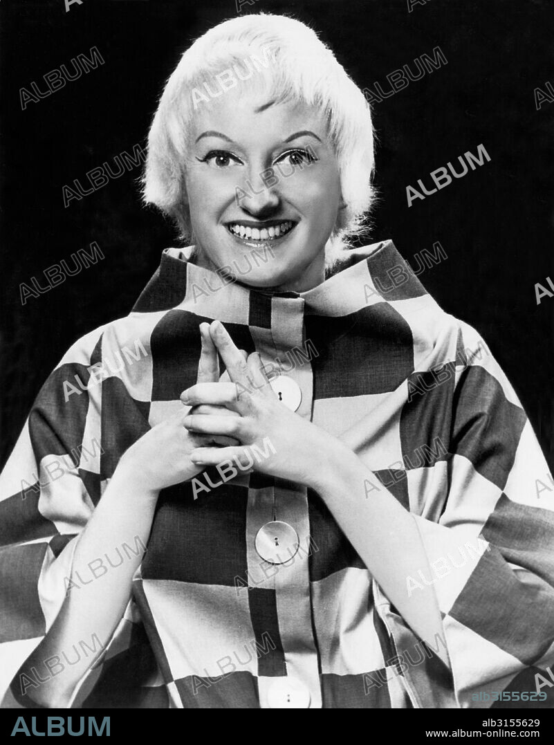 United States:  c. 1960 A smiling portrait of comedienne Phyllis Diller.
