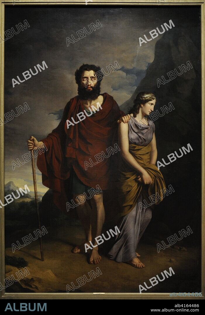 Antoni Brodowski (1784-1832). Pintor polaco. Edipo y Antígona, 1828. Museo Nacional de Varsovia. Polonia.
