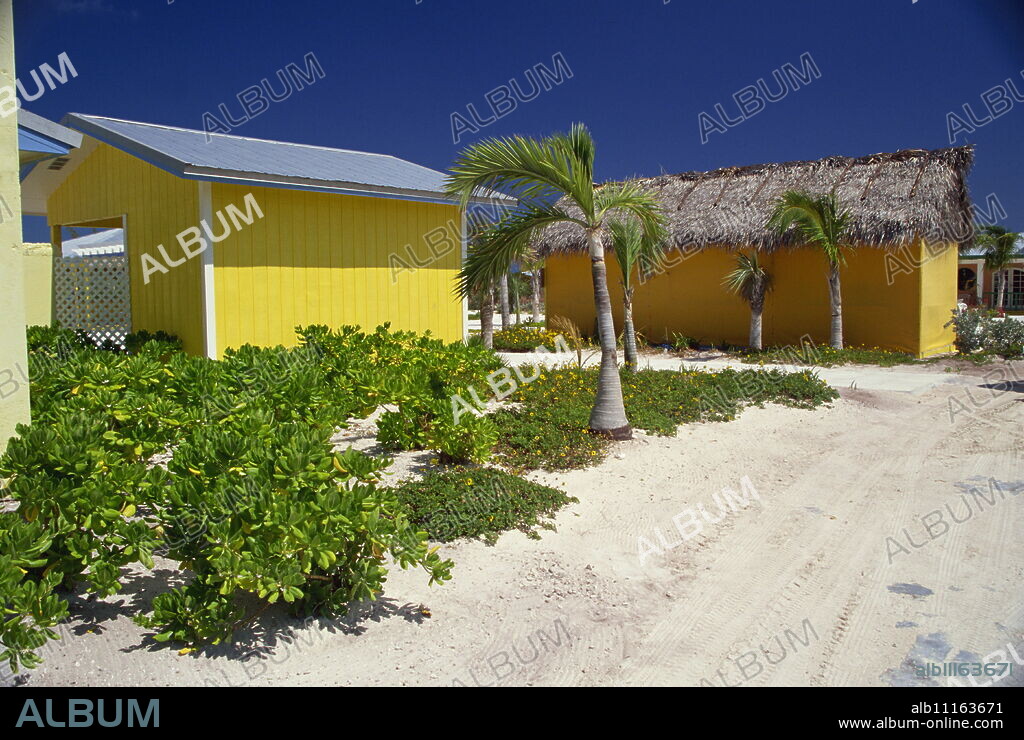 Fort San Salvador, Half Moon Cay, Bahamas, West Indies, Central America.