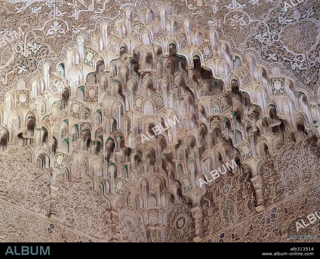 Techo del Salón de los Embajadores. Alhambra, Granada.España.