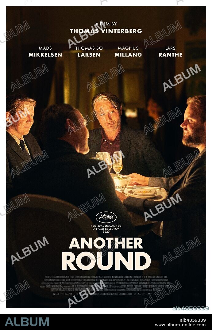 Poster de OTRA RONDA, 2020 (DRUK), dirigida por THOMAS VINTERBERG. Copyright ZENTROPA ENTERTAINMENTS.