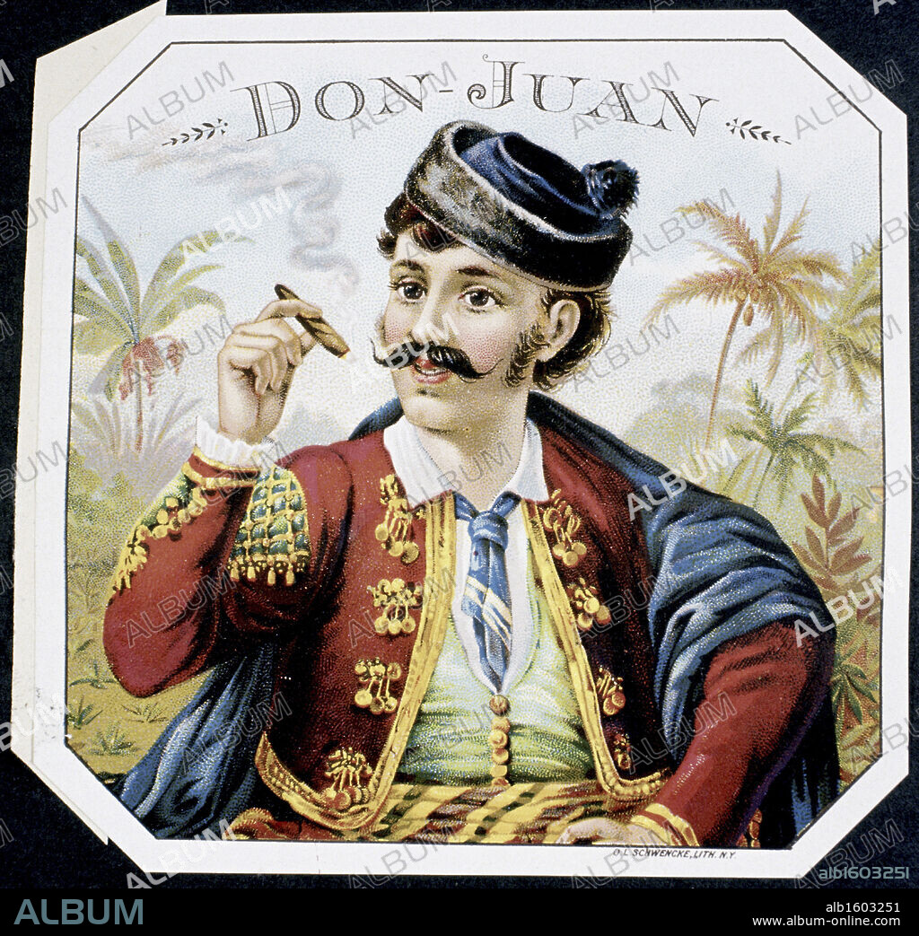 Don Juan  Late 19th Century  Cigar Box Labels.