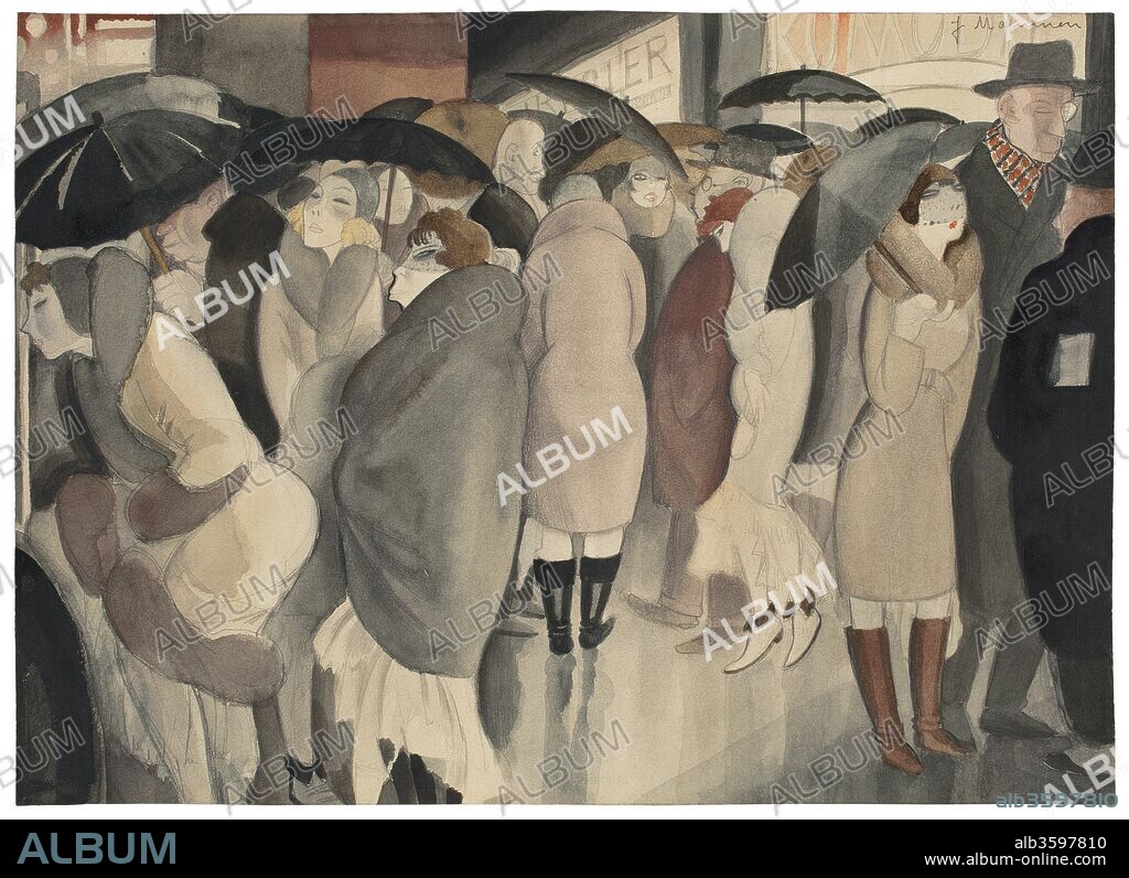 JEANNE MAMMEN. Before the Komödie on Ku'damm, Night.