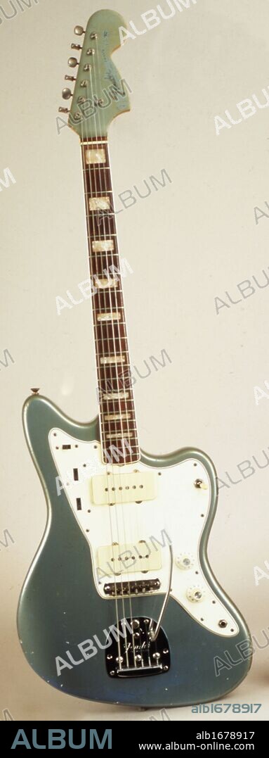 Electric guitar 1966 Fender Jazzmaster Ice Blue Metallic. Photographer:Private Collection 2.