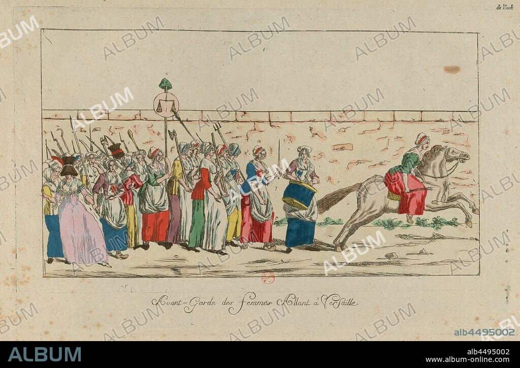 ANONYMOUS. The Women's March on Versailles, 5 October 1789.