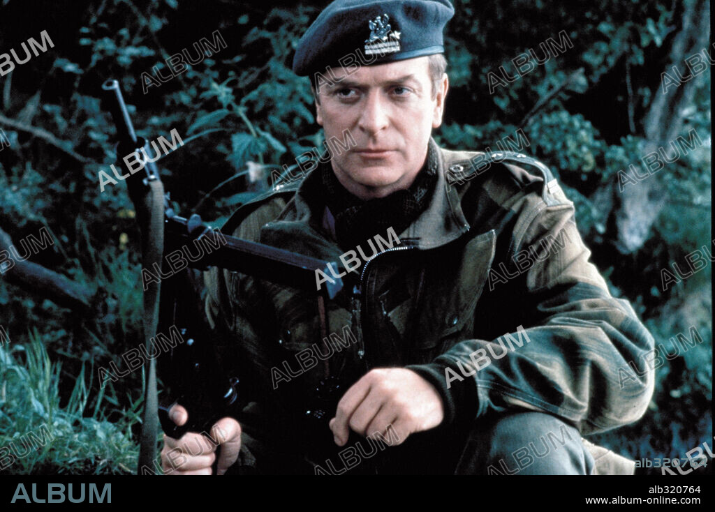 MICHAEL CAINE en HA LLEGADO EL ÁGUILA, 1976 (THE EAGLE HAS LANDED), dirigida por JOHN STURGES. Copyright LEW GRADE/ITC.