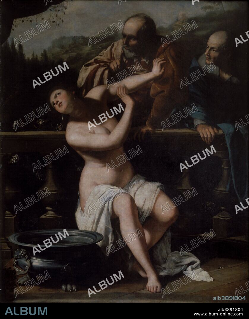 ARTEMISIA GENTILESCHI. Susanna e i vecchioni / Susanna and the Elders. Date/Period: 1649. Painting. Oil on canvas. Height: 205 cm (80.7 in); Width: 167.5 cm (65.9 in).