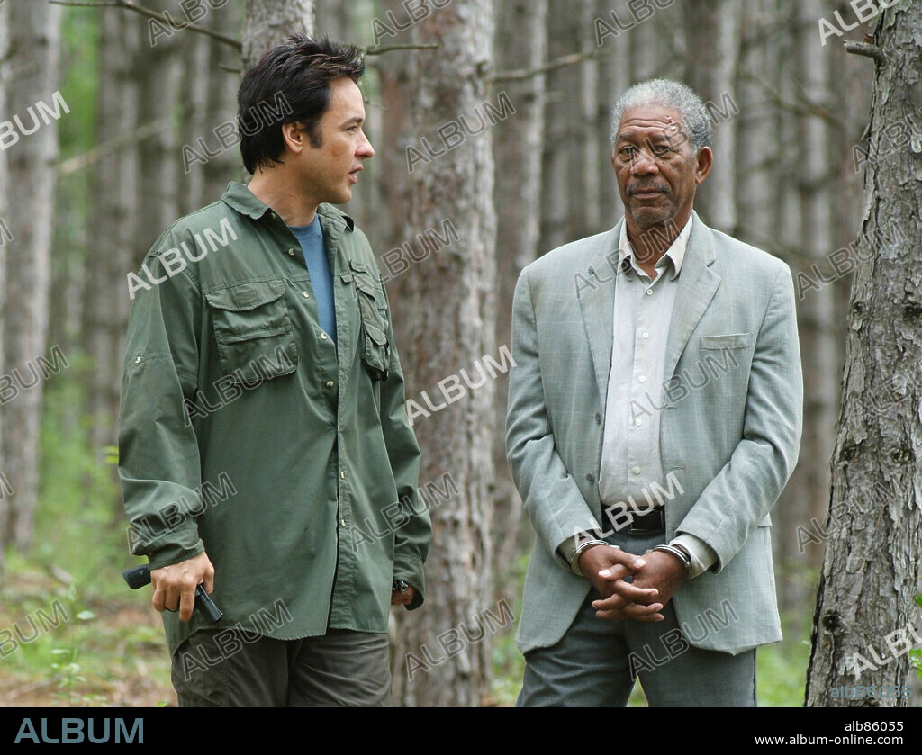 JOHN CUSACK and MORGAN FREEMAN in THE CONTRACT, 2006, directed by BRUCE BERESFORD. Copyright CONTRACT PROD./EMMETT/FURLA FILMS/MILLENNIUM FILMS/NU IMAGE.